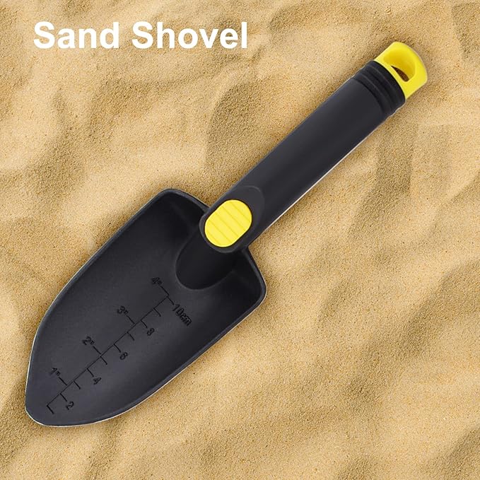 Metal Detector Accessories, Sand Scoop Sand Shovel & Trident Rake Digging Tools for Metal Detecting, Beach Shelling, Sand Sifter at The Beach & More for Kids and Adult