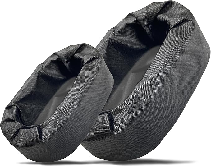 2pcs Floating Pond Planter Woven Fabric Floating Planters for Ponds Hydroponics Floating Planter for Ponds Water Features and Aquascape Decorations, Black (Oval)