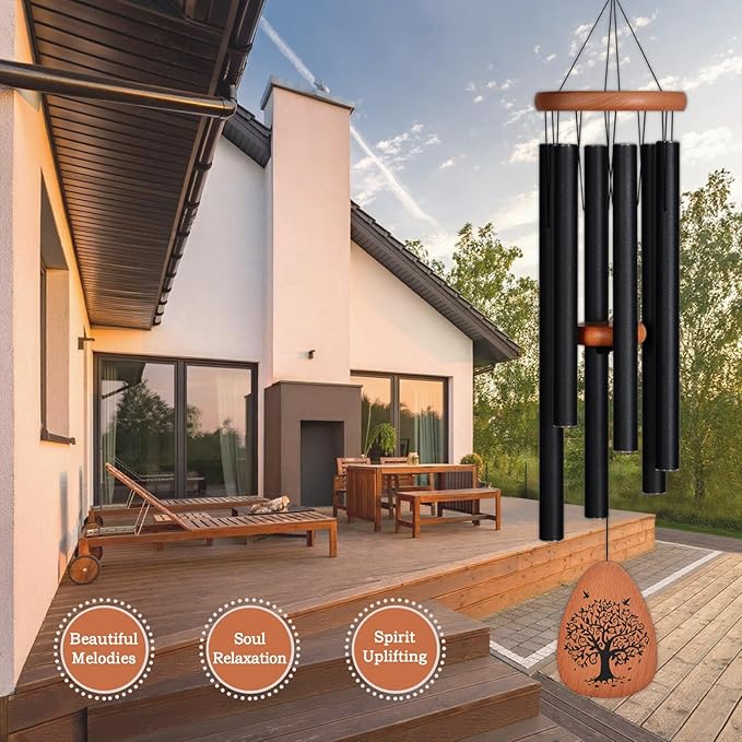 Memorial Wind Chimes, Memorial Gifts for Loss of Mom, Sympathy & Bereavement Gifts, Windchimes in Memory of Mother