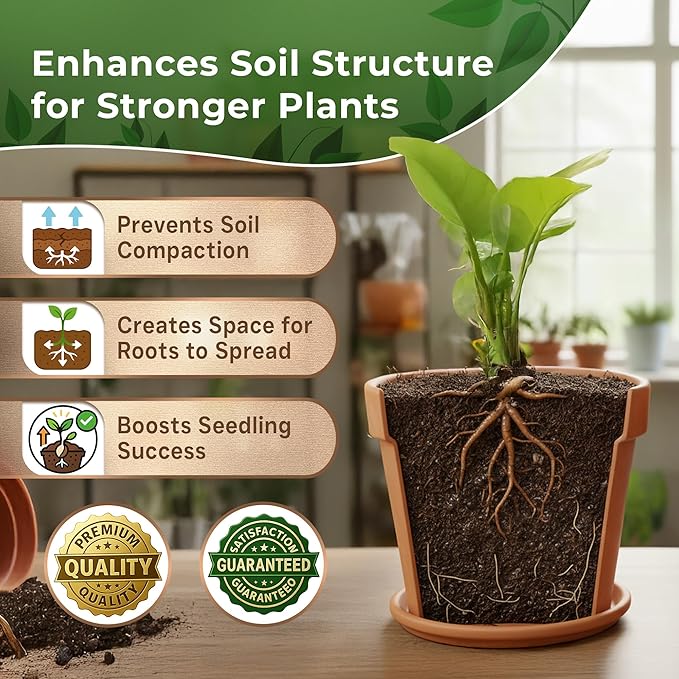 Professional Peat Moss | for Container and Garden Plants | All Natural Lightweight Soil Additive | Large 2.2 Quarts | Made in USA