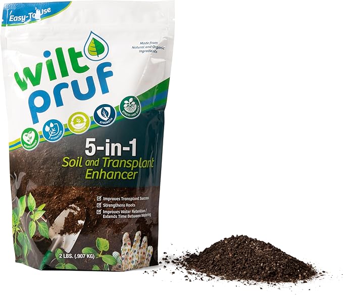 Wilt-Pruf® 5-in-1 Soil Enhancer | Naturally Strengthens Roots | Increases Plant Stress Tolerance| Improves Moisture Retention (2 lb Bag)