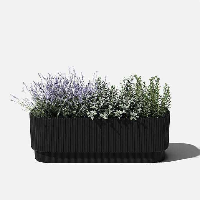 Veradek Demi Series Raised Garden Bed - Self-Watering Planter for Backyard & Garden | All-Weather Use