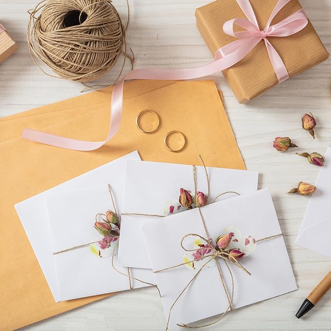 Heart Seed Paper – 50pcs Small Pink & Yellow Plantable Wildflower, Writable & Plantable Gift for Moms, Plant Lover, & Teachers, Ideal for Weddings, Baby Shower, Memorial, & Celebrations