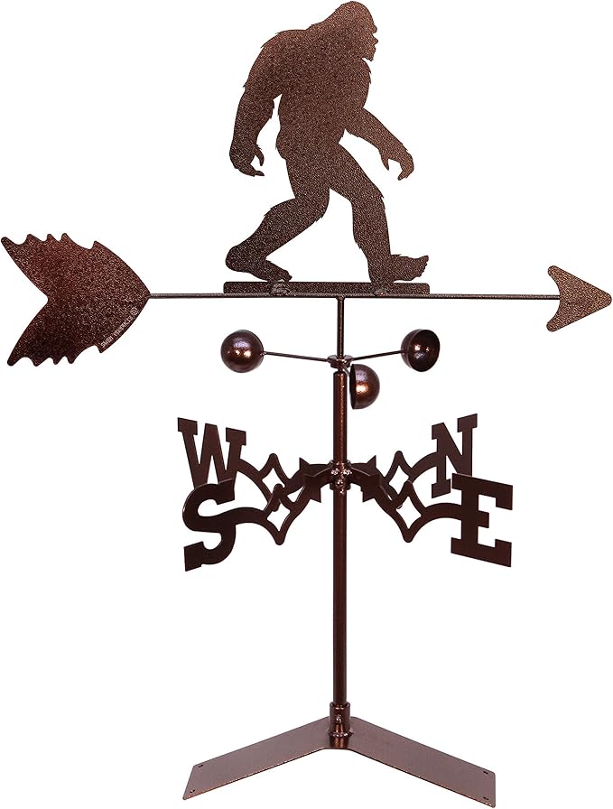 SWEN Products Bigfoot Sasquatch Weathervane (Roof Mount Included)