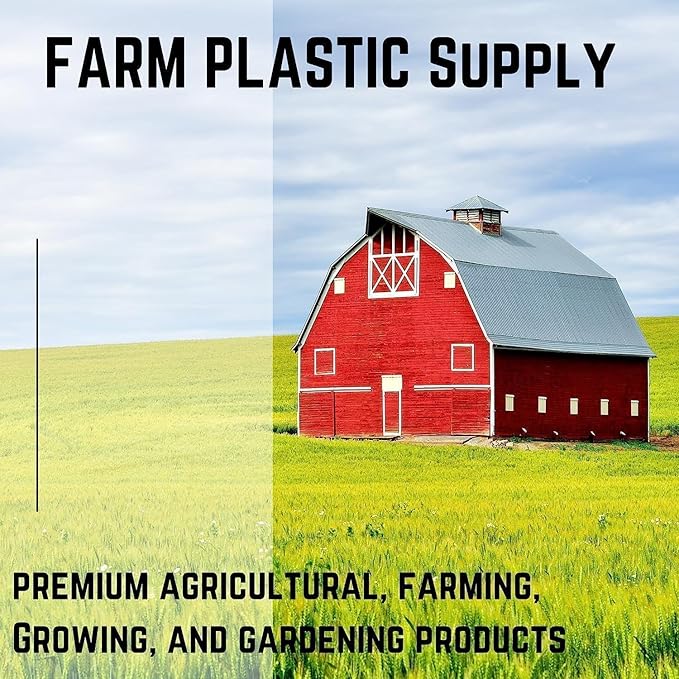 Farm Plastic Supply - Erosion Control Blanket - Straw Garden and Landscape Cover, Erosion Control Blanket, Straw Blanket, Erosion Control, Mulch, Slope Stabilizer, and Seed Protector (7.5' x 112.5')