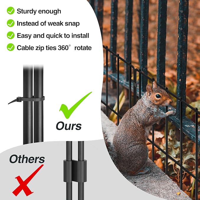 KYATE 35 Panels Animal Barrier Fence, 35ft(L) X 13inch(H) No Dig Rabbit Fences for Garden, Dog Digging Defense Ground Bottom Blockers, Rustproof Metal Border for Outdoor Patio Landscaping