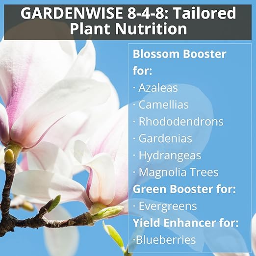 10-10-10 & 8-4-8 Acidic Fertilizer Bundle for All Plants - Acidic Fertilizer for Azaleas, Camellias, Hydrangeas, Liquid Fertilizer Plant Food Outdoor & Indoor Plant Food (12 & 20oz)