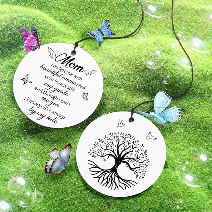 BeauGift Memorial Gifts for Loss of Mom, Wind Chimes for Loss of Mother, Sympathy Bereavement Remembrance Gift for Loss of Mother, in Memory of Mom Gifts