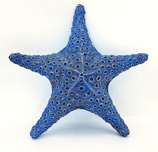 VVGIFTS Blue Ocean Beach Decoration Starfish Resin Wall Hanging Decoration (RoyalBlue)