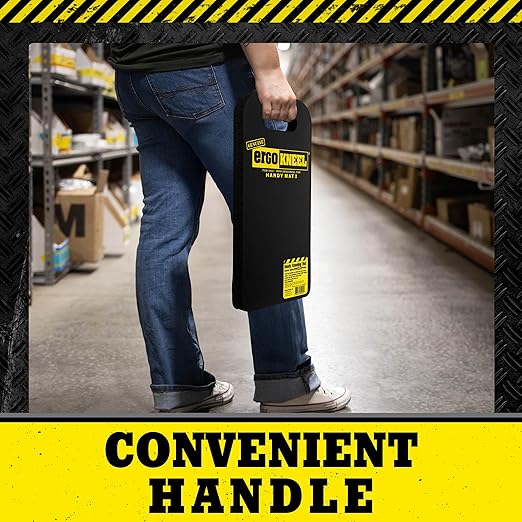 Foam Kneeling Pad – Extra Thick 1” Kneeling Mat 8” x 16” | Working Pad for Knees & Back | Heavy-Duty Anti-Fatigue Knee Cushion | Portable Industrial Kneeling Pad, Garden Mat