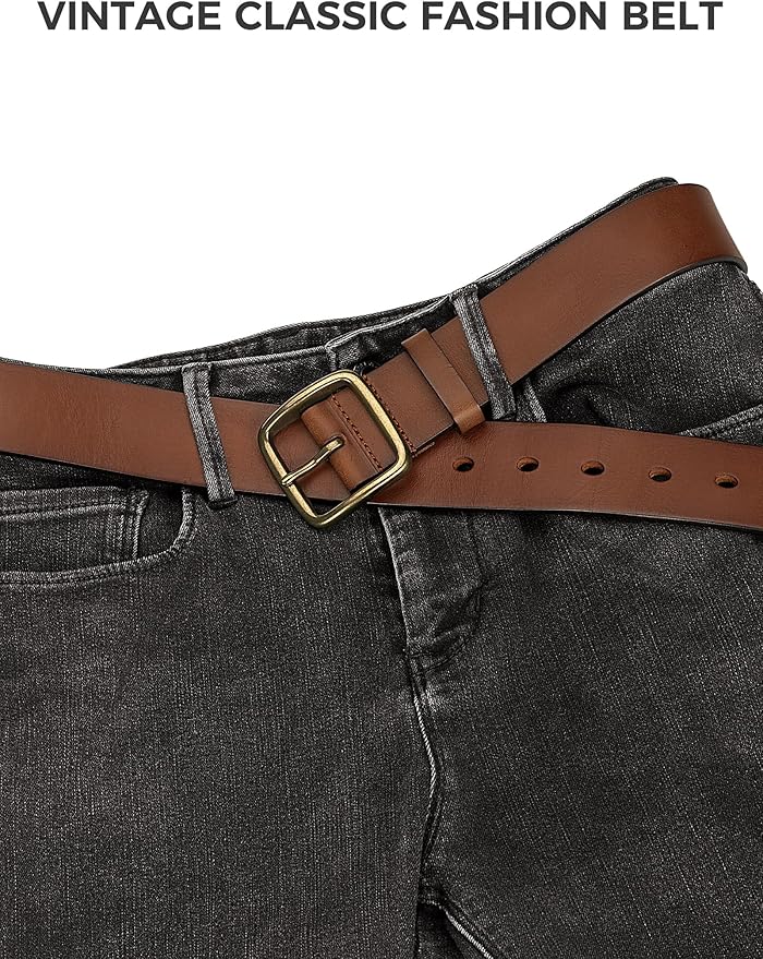 Thicken Full Grain Leather Mens Belt Heavy Duty Mens Work Belt Mens Belt High Hardness Buckle Packed In Gift Box