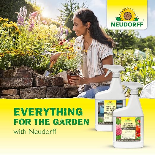 Neudorff Plant Fungicide Spray, Copper Soap Fungicide for Roses, Fruits & Vegetables Control Powdery Mildew and Other Diseases and Fungus for Organic Gardening, Ready-to-Use (32 oz)
