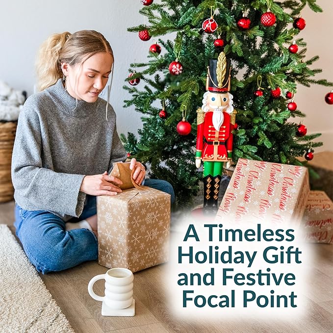 Sunnydaze 2.5ft Kristoff The Nutcracker Christmas Decoration - Polyresin Indoor or Outdoor Nutcracker Statue