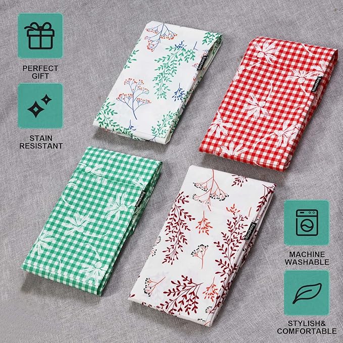 Waterproof Floral Chef Apron Women with Pockets, Cute Apron for Kitchen Cooking Home Baking, Grilling and Gardening Apron