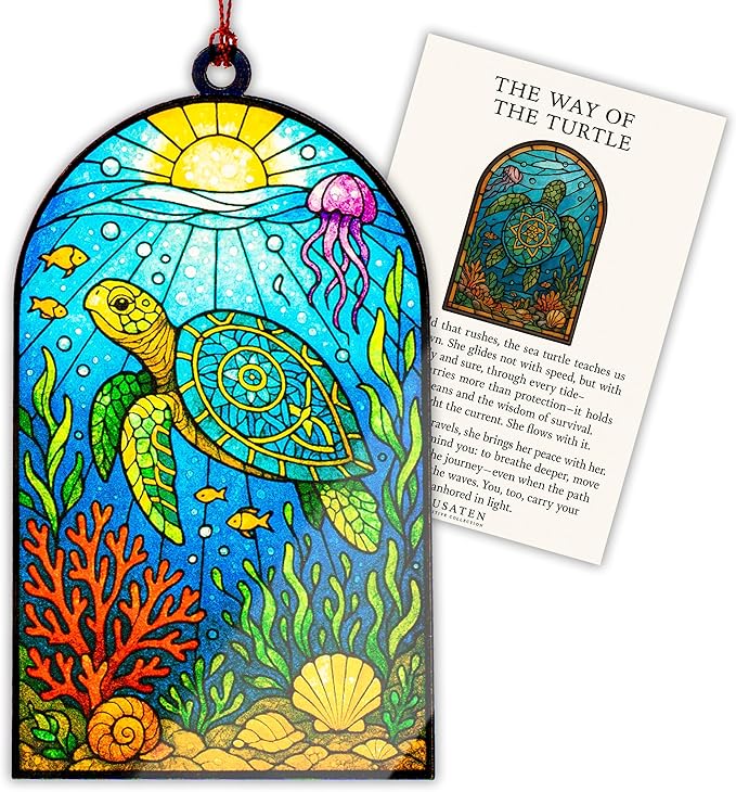 Sea Turtle Christmas Ornaments - Sea Turtle Gifts for Women - Turtle Christmas Ornament - Beach Gifts for Women - Coastal Christmas Ornaments - White Elephant Presents for Friends
