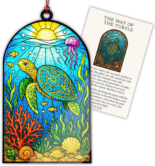 Sea Turtle Christmas Ornaments - Sea Turtle Gifts for Women - Turtle Christmas Ornament - Beach Gifts for Women - Coastal Christmas Ornaments - White Elephant Presents for Friends