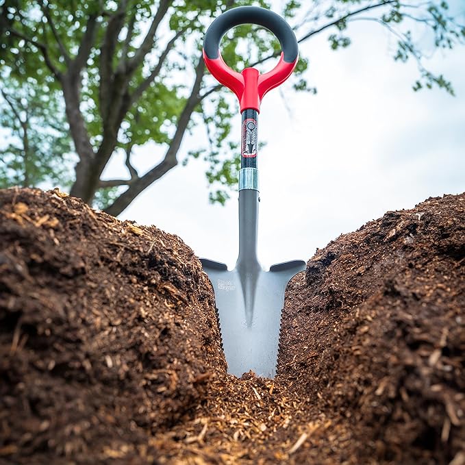 Root Slayer 22411, Mini-Digger Shovel, Red