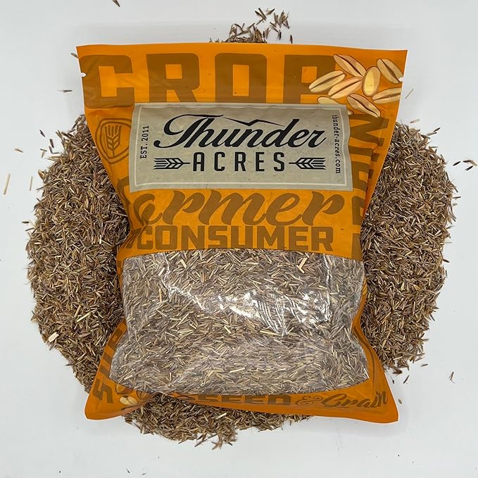 Native Grass Seed Blend - Big Bluestem, Little Bluestem, Indiangrass, RC Big Rock Switchgrass (8, Ounces)