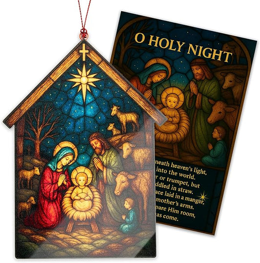 Christmas Christmas Ornament 2025 - Christian Christmas Ornaments - Religious Christmas Ornaments - Christmas Ornaments - Christian Christmass Decor - Christmass Decoration