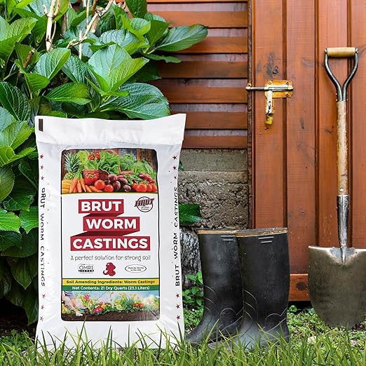 All Organic Fertilizer Worm Castings Filled with Nutrients and Minerals for a Variety of Indoor and Outdoor Plants, 30 Pounds, 2 Pack