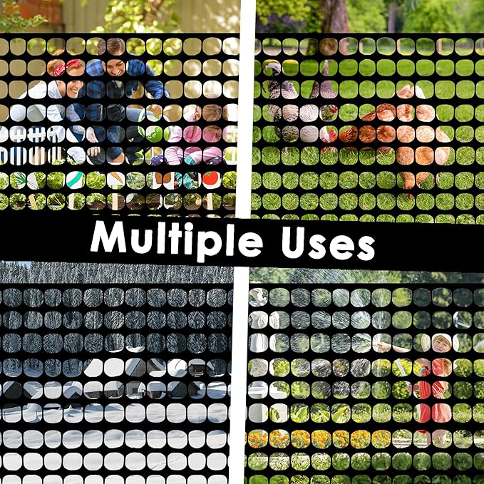 Safety Fence Garden Netting Roll 4 X 100 Feet with Zip Ties, Temporary Reusable Plastic Mesh Fencing Netting for Snow Fence, Animal Barrier, etc. (4' X 100‘ SW, Black)
