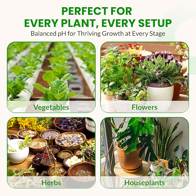 Humboldts Secret pH Up and pH Down Control Kit | Liquid Nutrient Solution Balancer for Plants | for Soil, Hydroponic, Coco, and DWC Systems | Supports Nutrient Absorption and Growth | 32 Ounce