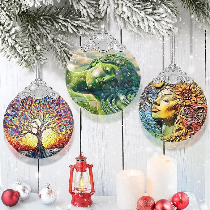 Stained Glass Christmas Ornaments - Tree Decorations - Gifts for Friends