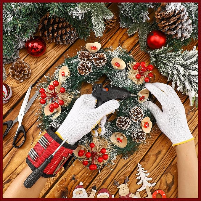 Christmas Stocking Stuffers for Men Adults Christmas Gifts Box for Men Magnetic Wristband for Holding Screws White Elephant Exchange Ideas for Tool Dad Him Husband Who Have Everything Wants