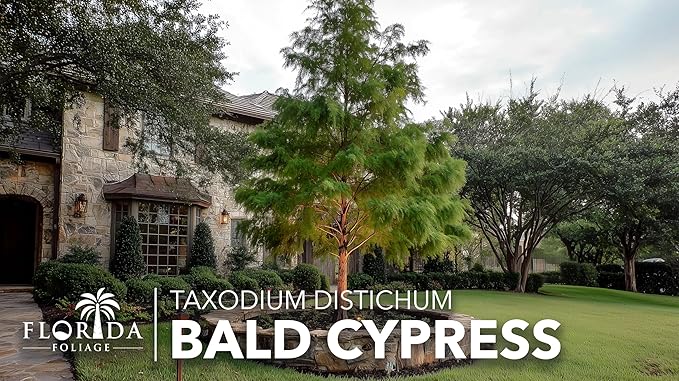 Bald Cypress | 20 Live Trees | Taxodium Distichum | Fast Growing Shade Tree Wet Tolerant