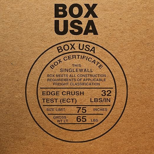 BOX USA 4x4x16 Tall Corrugated Boxes, Tall, 4L x 4W x 16H, Pack of 25 | Shipping, Packaging, Moving, Storage Box for Home or Business, Strong Wholesale Bulk Boxes