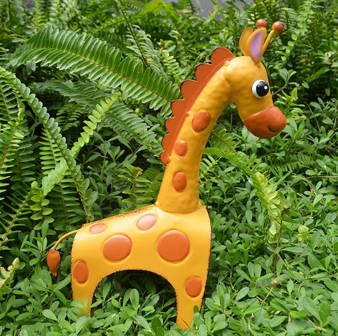 GIFTME 5 Garden Giraffe Sculpture Outdoor Decor for Patio,Backyard,Porch,Lawn Spring Garden Statues,Kid's Room Decor