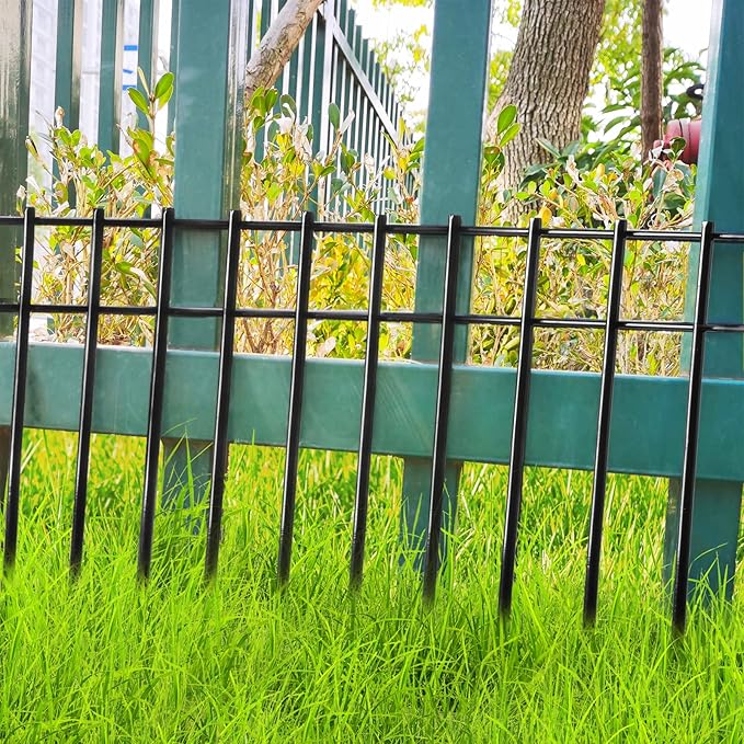 ADAVIN Small or Medium Animal Barrier Fence,25Pack 20 in(L) X12 in(H) Dog Digging Fence Barrier, Garden Fence Animal Barrier for Dogs Rabbits Raccoons, Metal Fence Panel for Outdoor Patio.Total 42 Ft