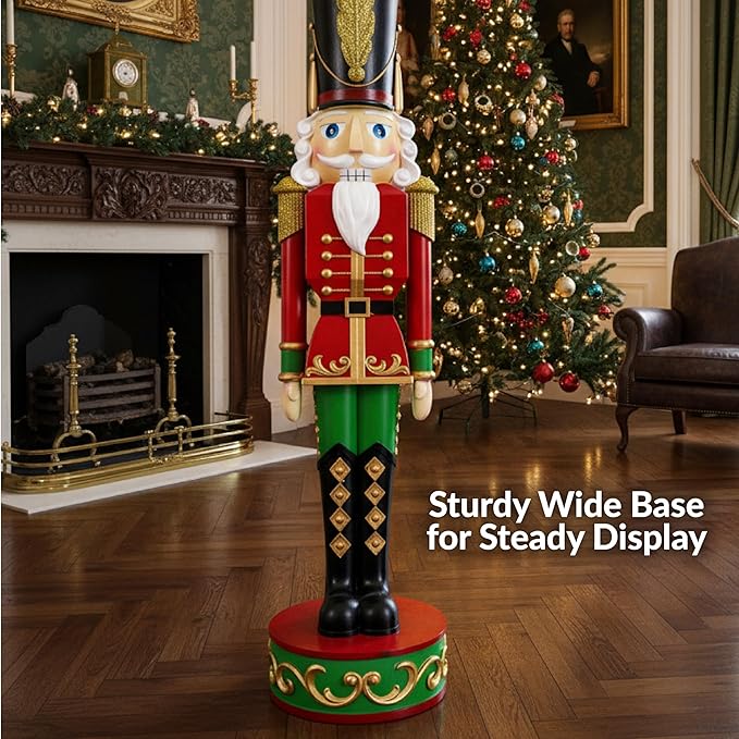 Sunnydaze 2.5ft Kristoff The Nutcracker Christmas Decoration - Polyresin Indoor or Outdoor Nutcracker Statue