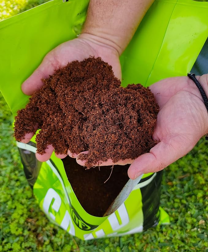 Nutrifield Coco Coir Premium 50 Liter Buffered with Calcium, Coconut Coir Fiber, Indoor and Outdoor Plant Garden, Hydroponic, Micro Greens, Washed, Coco Fiber, Ready for Use