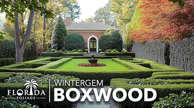 Winter Gem Boxwood | 20 Live Plants | Buxus microphylla Japonica ‘Winter Gem’ | Compact Evergreen Shrubs | Formal Garden Plants for Borders