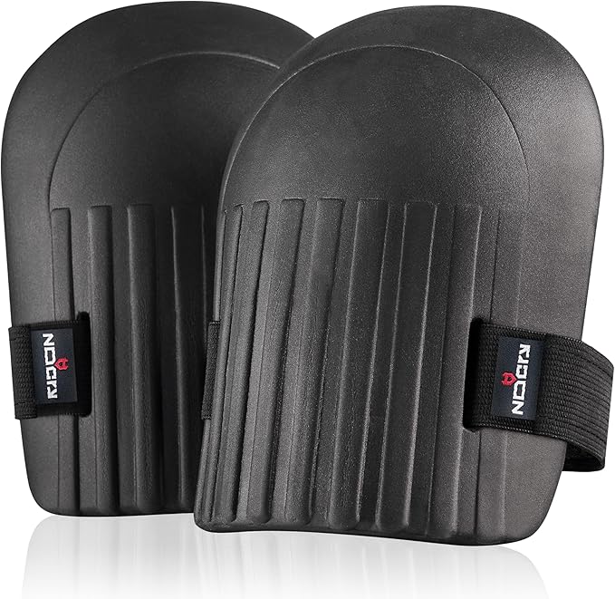 NoCry Gardening Knee Pads for Women and Men – Waterproof Foam Padding in a Lightweight Yet Durable Design; Easy to Wear with Adjustable Elastic Hook-and-Loop Straps – Ideal for the Garden and Yard Work