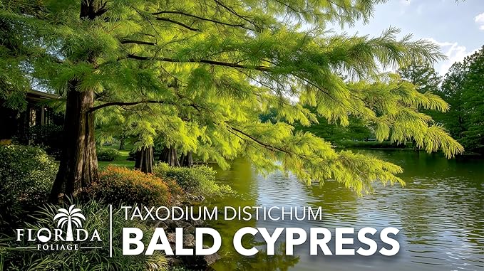 Bald Cypress | 10 Live Trees | Taxodium Distichum | Fast Growing Shade Tree Wet Tolerant