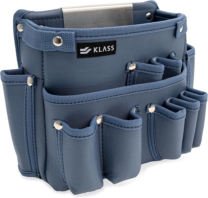 KLASS Wallpaper Tool Belt – Durable Woven-Nylon Construction, Easy Clean, for Trim Tools, Smoothers, Seam Rollers, and More, Made in Japan