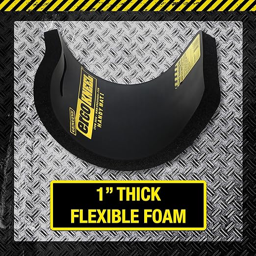 Foam Kneeling Pad – Extra Thick 1” Kneeling Mat 8” x 16” | Working Pad for Knees & Back | Heavy-Duty Anti-Fatigue Knee Cushion | Portable Industrial Kneeling Pad, Garden Mat