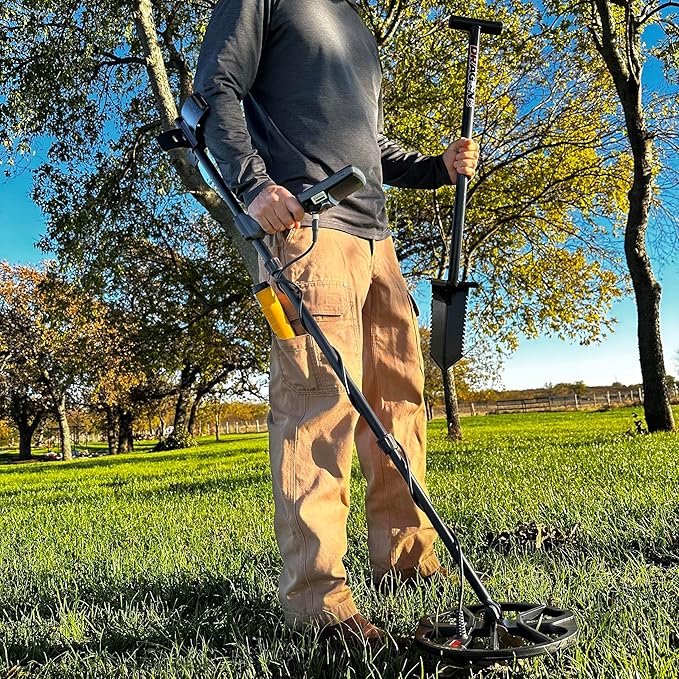 36" Shovel for Metal Detecting, Gardening, Cutting Clean Plugs for Easy Treasure Recovery