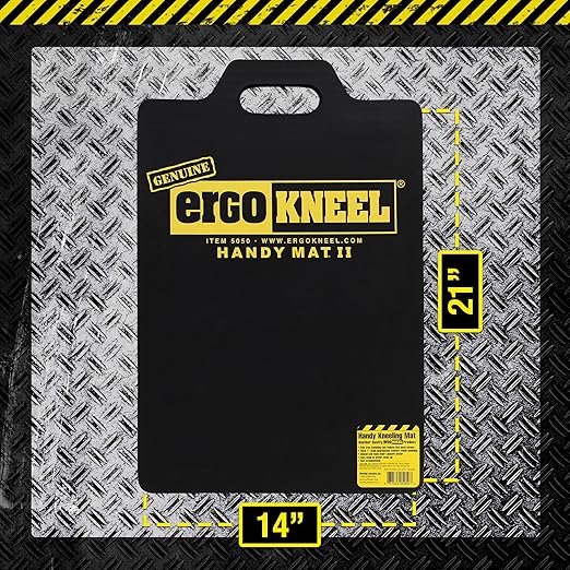 Foam Kneeling Pad – Extra Thick 1” Kneeling Mat 14” x 21” | Large Working Pad for Knees & Back | Heavy-Duty Anti-Fatigue Knee Mat | Portable Industrial Kneeling Pad