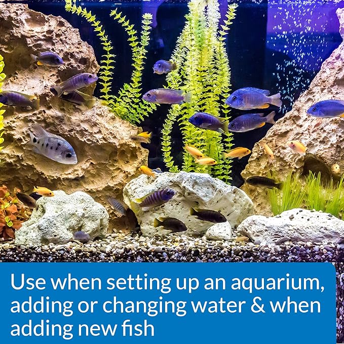 API STRESS COAT Aquarium Water Conditioner 32-Ounce Bottle