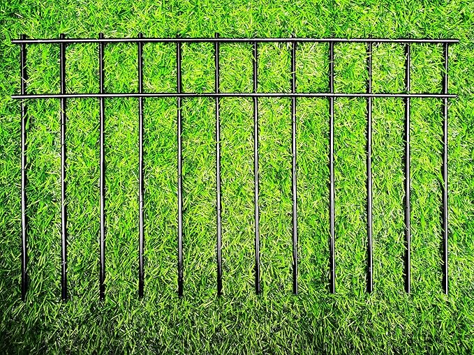 ADAVIN Small or Medium Animal Barrier Fence,25Pack 20 in(L) X12 in(H) Dog Digging Fence Barrier, Garden Fence Animal Barrier for Dogs Rabbits Raccoons, Metal Fence Panel for Outdoor Patio.Total 42 Ft