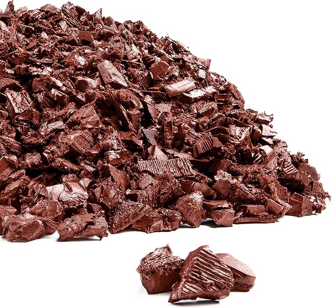 Playsafer Rubber Mulch Nuggets Protective Flooring for Playgrounds, Swing-Sets, Play Areas, and Landscaping (40 LBS - 1.55 CU. FT., Red)