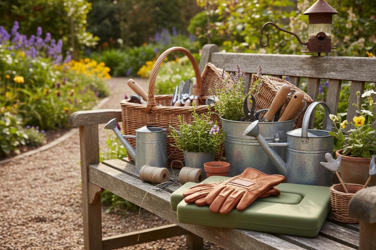 Garden Accessories

Gloves, kneeling pads, storage organizers, and outdoor decor—everything that makes gardening easier and more enjoyable. (make it real photo)
