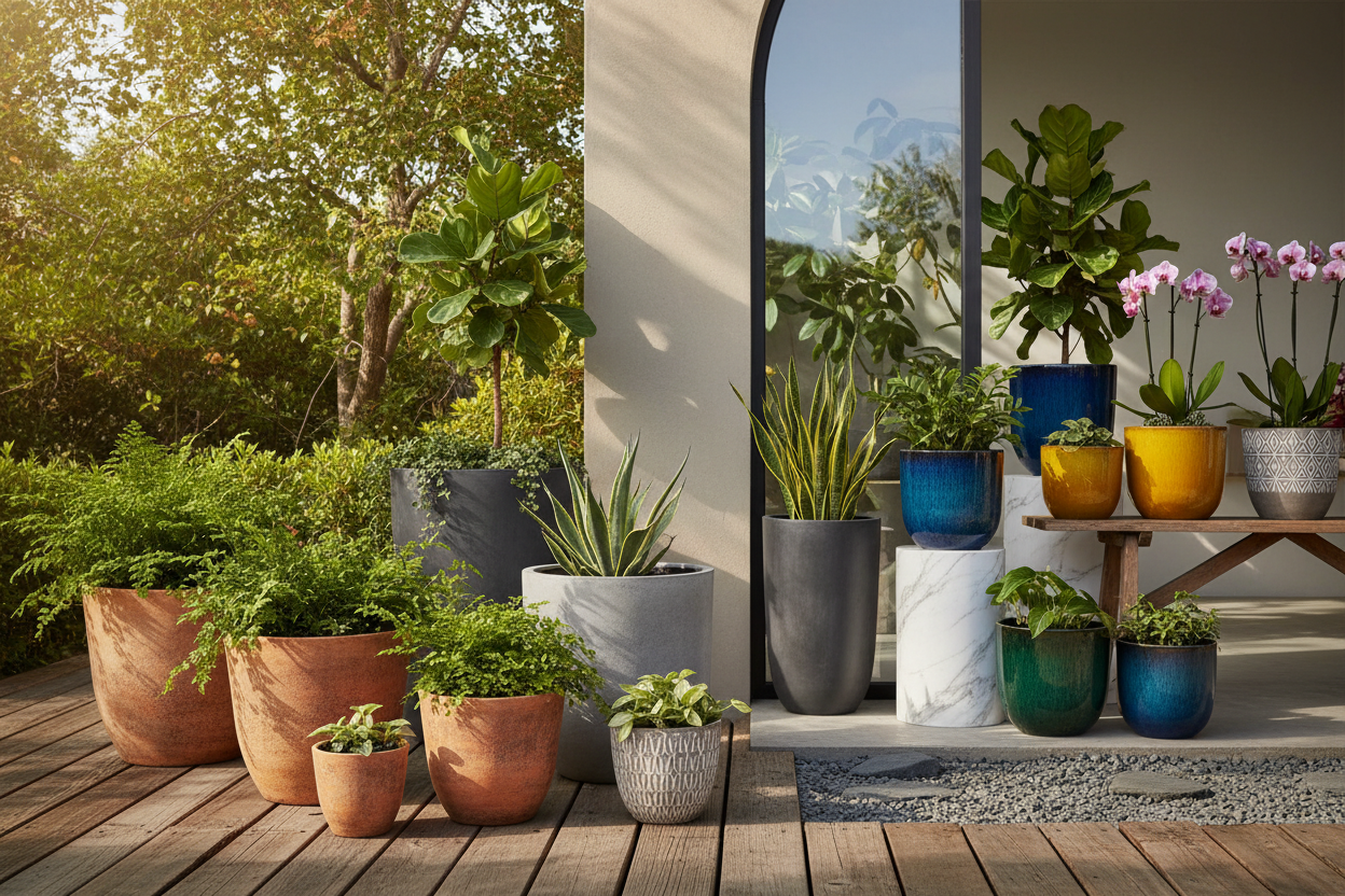 Pots & Planters

Beautiful, durable planters that add style and function to any garden, patio, or indoor plant space. (make it real photo)